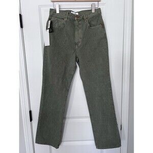 Slvrlake Sage Green Straight Leg Jeans Size 30